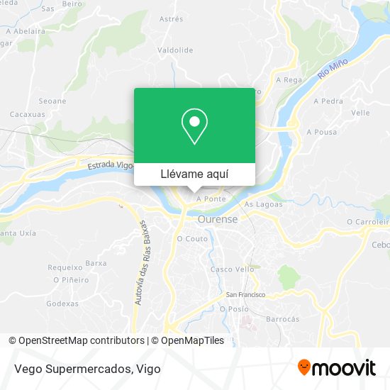 Mapa Vego Supermercados