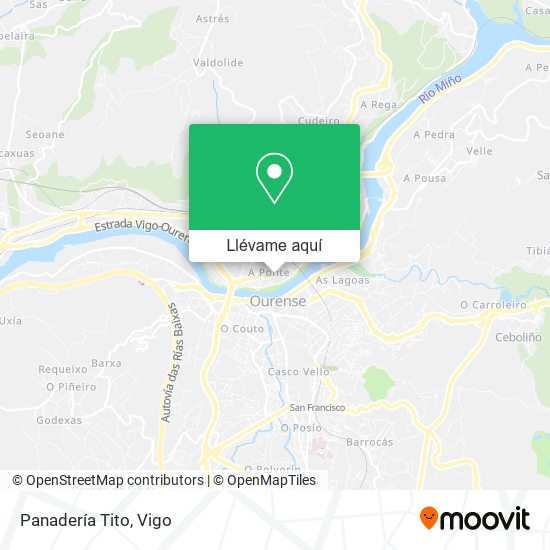 Mapa Panadería Tito