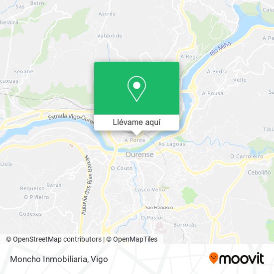 Mapa Moncho Inmobiliaria