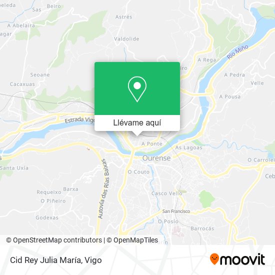 Mapa Cid Rey Julia María
