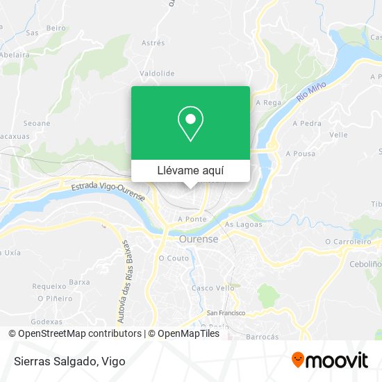 Mapa Sierras Salgado