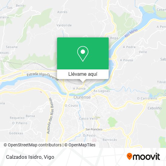 Mapa Calzados Isidro