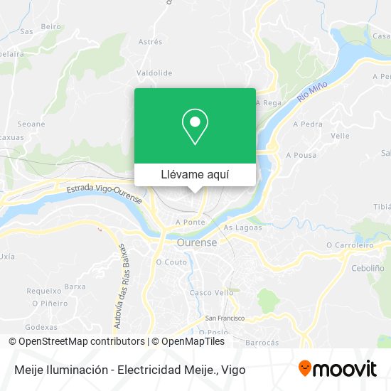 Mapa Meije Iluminación - Electricidad Meije.