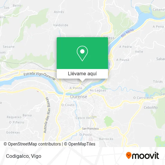 Mapa Codigalco