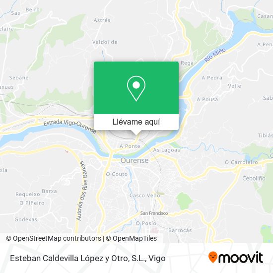 Mapa Esteban Caldevilla López y Otro, S.L.