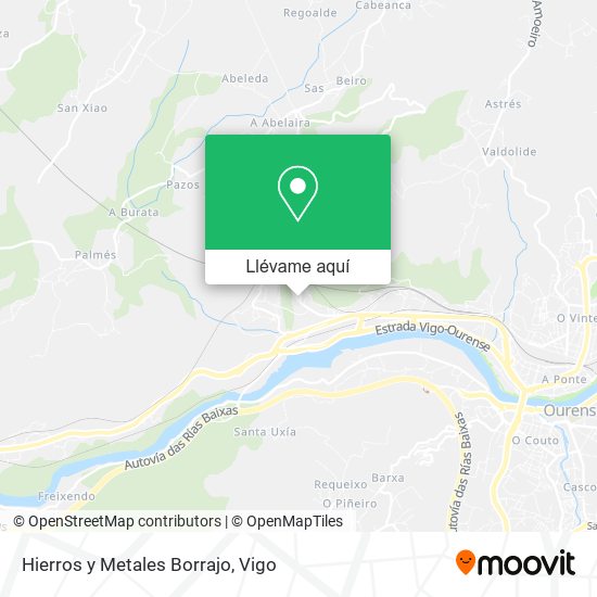 Mapa Hierros y Metales Borrajo
