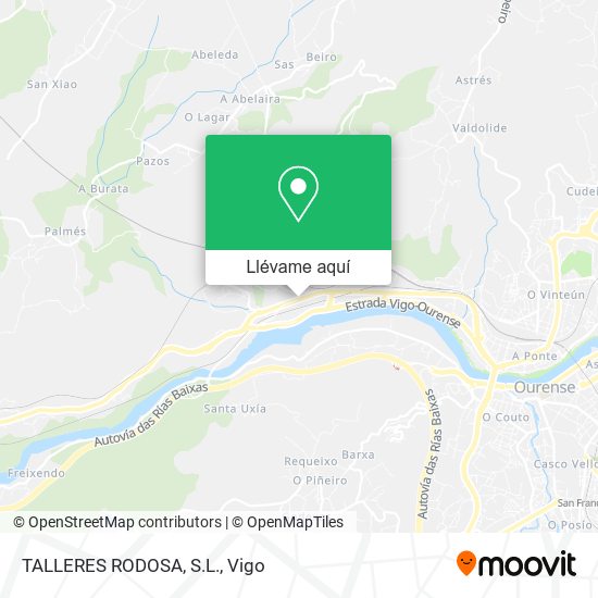 Mapa TALLERES RODOSA, S.L.