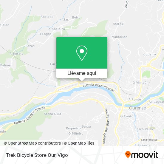 Mapa Trek Bicycle Store Our