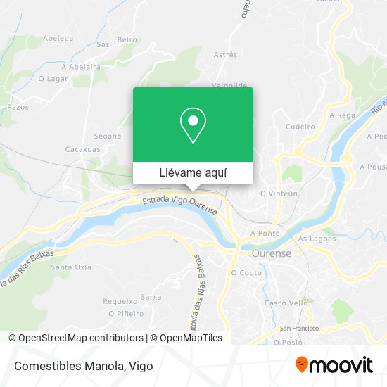 Mapa Comestibles Manola
