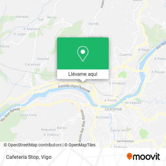 Mapa Cafetería Stop