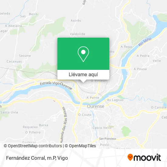 Mapa Fernández Corral, m.P