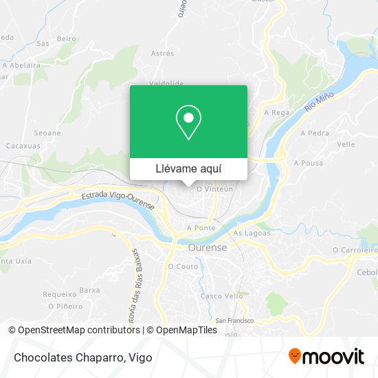 Mapa Chocolates Chaparro