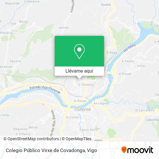 Mapa Colegio Público Virxe de Covadonga