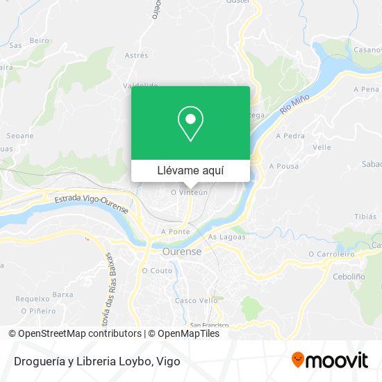 Mapa Droguería y Libreria Loybo
