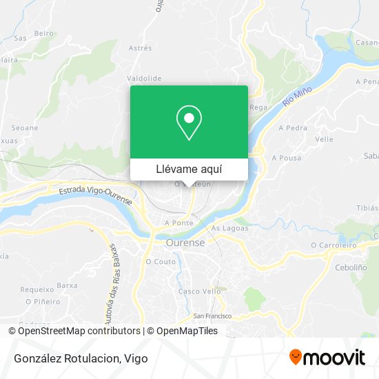 Mapa González Rotulacion