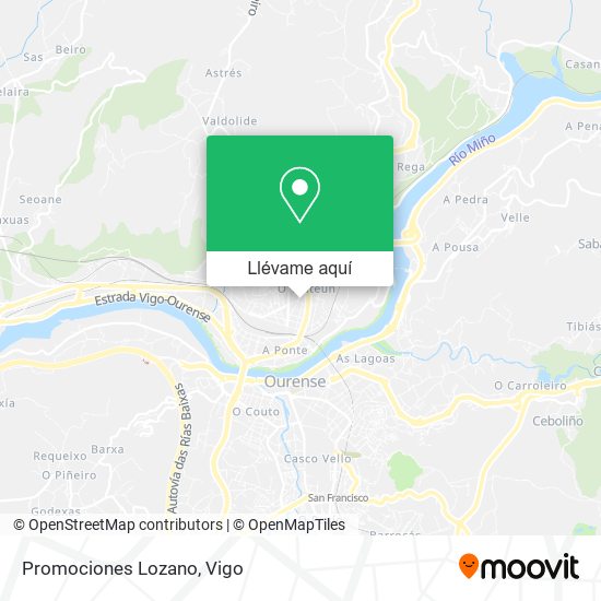 Mapa Promociones Lozano