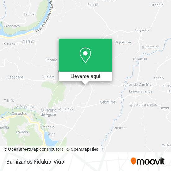Mapa Barnizados Fidalgo