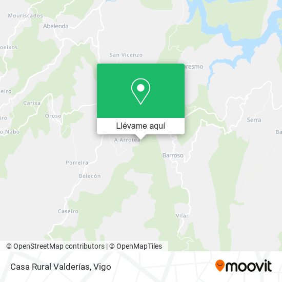 Mapa Casa Rural Valderías