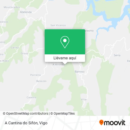 Mapa A Cantina do Sifón