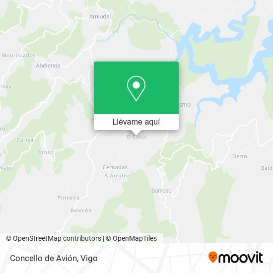 Mapa Concello de Avión