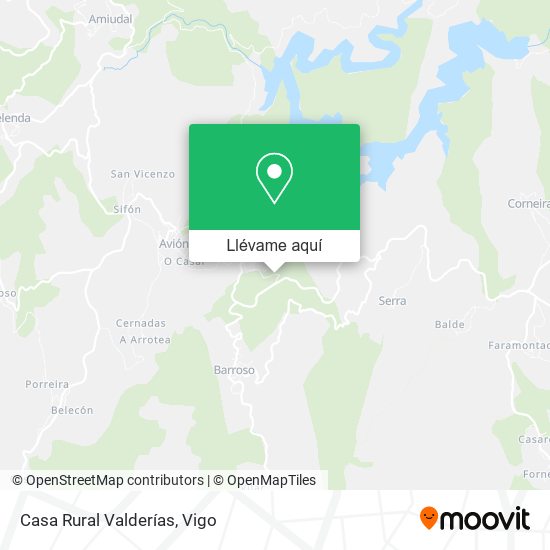 Mapa Casa Rural Valderías