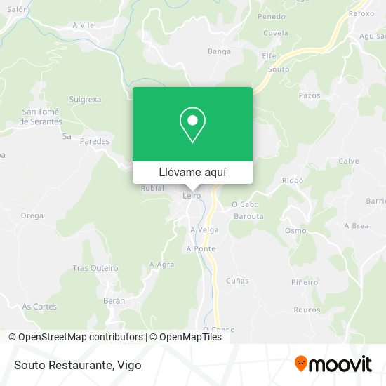 Mapa Souto Restaurante