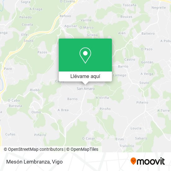 Mapa Mesón Lembranza