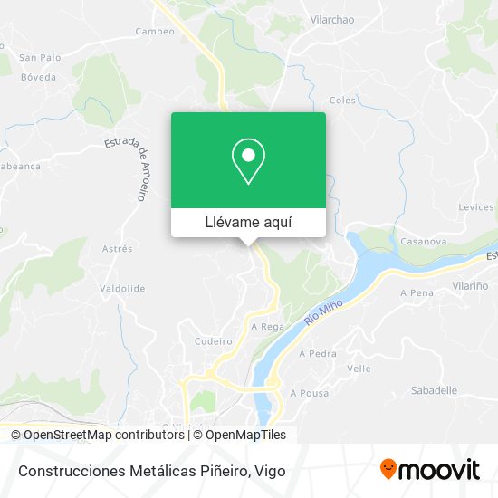Mapa Construcciones Metálicas Piñeiro