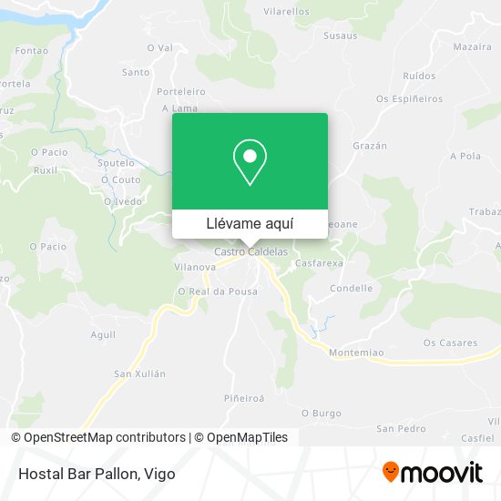Mapa Hostal Bar Pallon