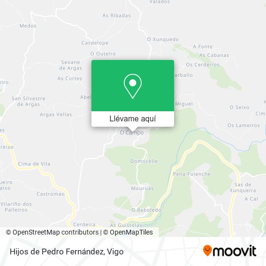 Mapa Hijos de Pedro Fernández