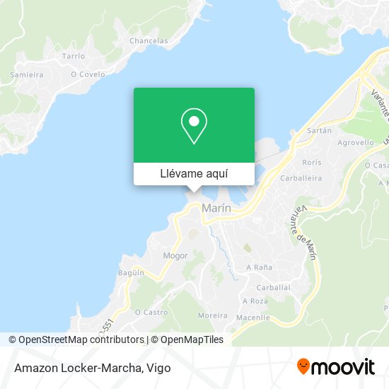 Mapa Amazon Locker-Marcha