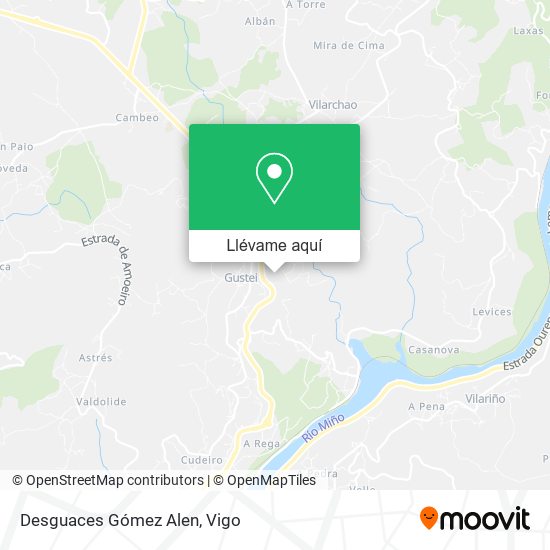 Mapa Desguaces Gómez Alen