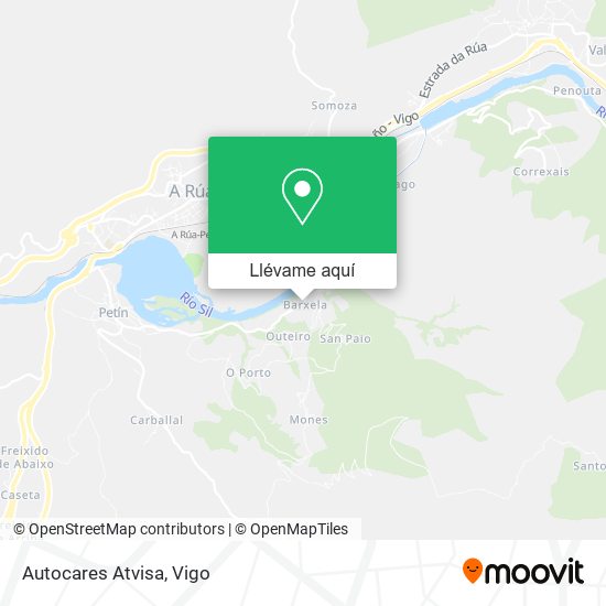 Mapa Autocares Atvisa