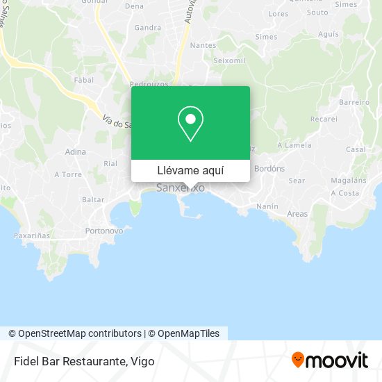 Mapa Fidel Bar Restaurante