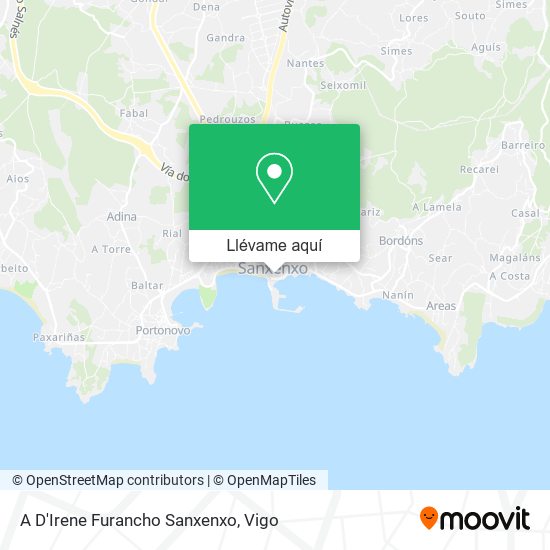 Mapa A D'Irene Furancho Sanxenxo