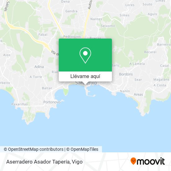 Mapa Aserradero Asador Tapería