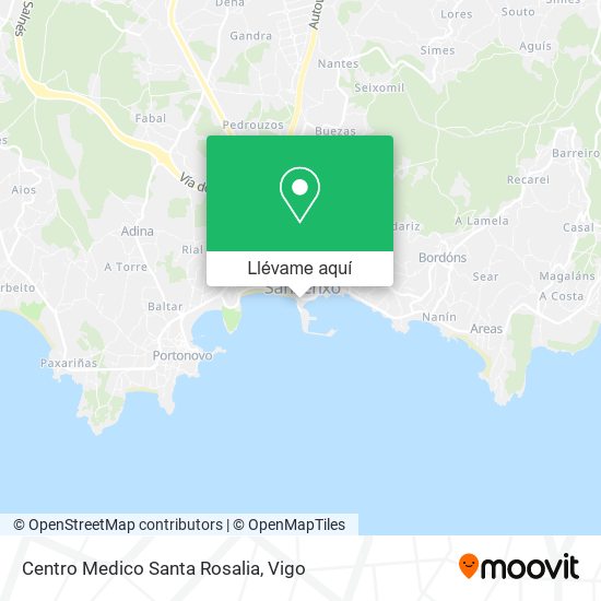 Mapa Centro Medico Santa Rosalia