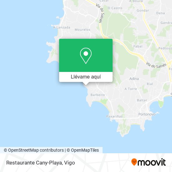 Mapa Restaurante Cany-Playa