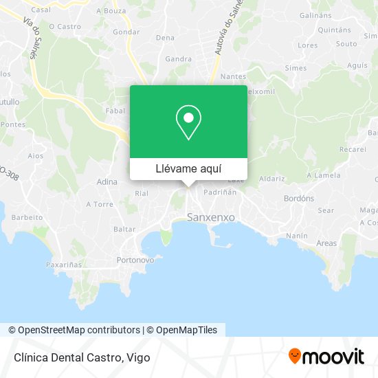 Mapa Clínica Dental Castro