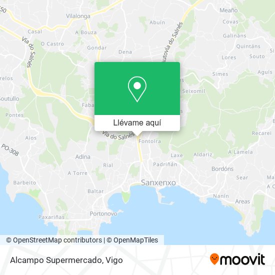 Mapa Alcampo Supermercado