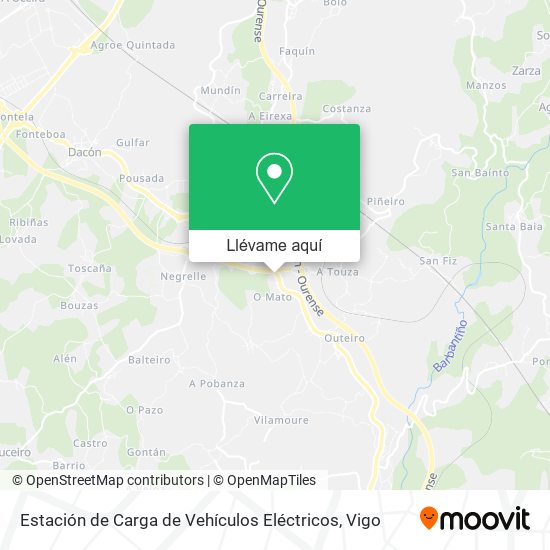 Mapa Estación de Carga de Vehículos Eléctricos