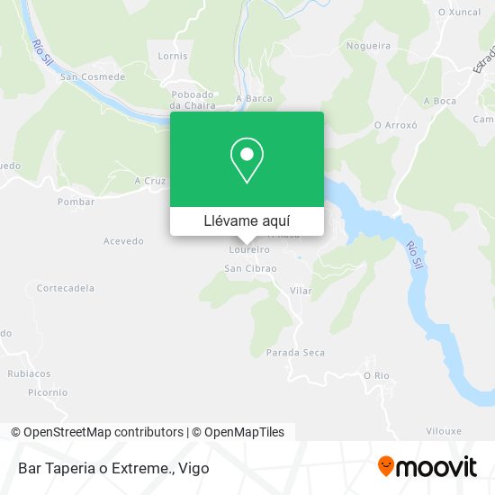 Mapa Bar Taperia o Extreme.