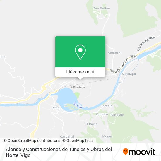 Mapa Alonso y Construcciones de Tuneles y Obras del Norte