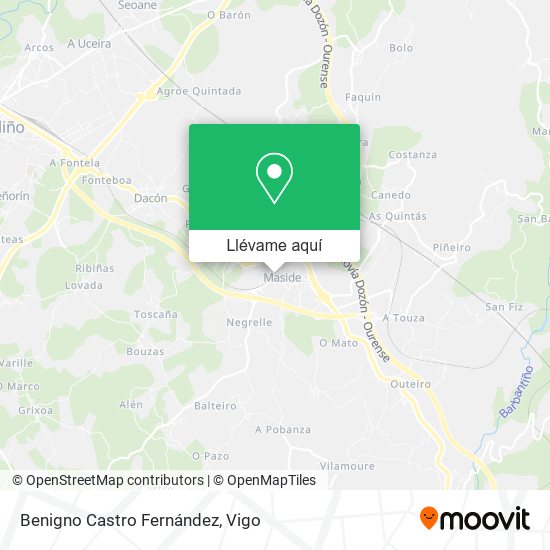 Mapa Benigno Castro Fernández
