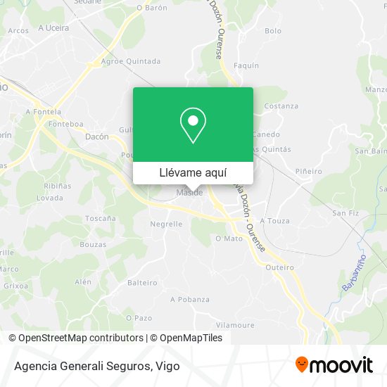 Mapa Agencia Generali Seguros