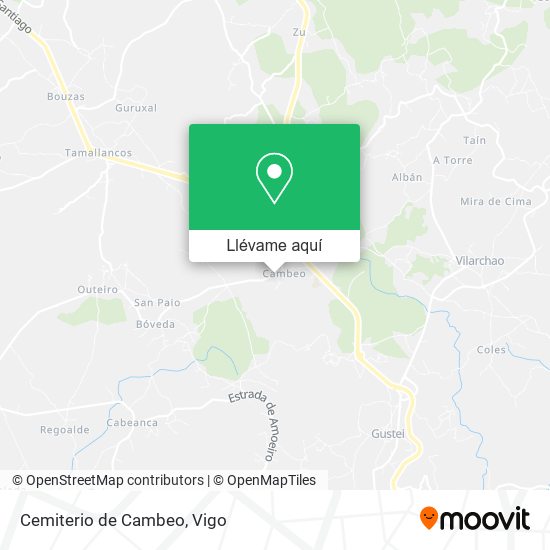 Mapa Cemiterio de Cambeo