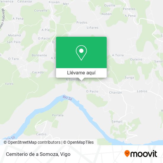 Mapa Cemiterio de a Somoza