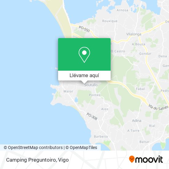 Mapa Camping Preguntoiro