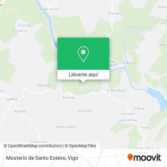 Mapa Mosterio de Santo Estevo