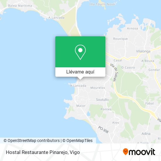 Mapa Hostal Restaurante Pinarejo